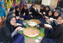 Santri Pondok Membuat Bakpao