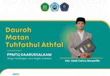 Dauroh Matan Tuhfatul Athfal di PPMTQ Daarussalaam